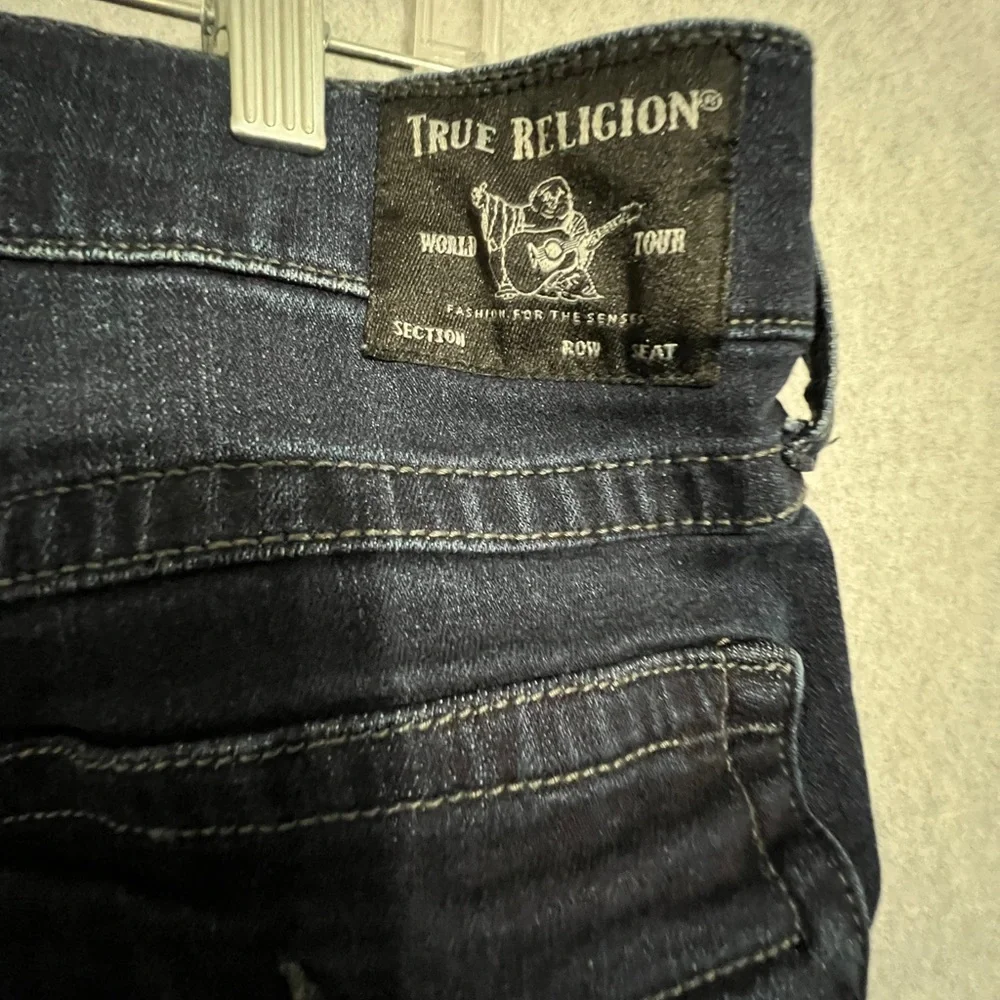 Men's Dark Wash Slim Fit Jeans - True Religion Ricky